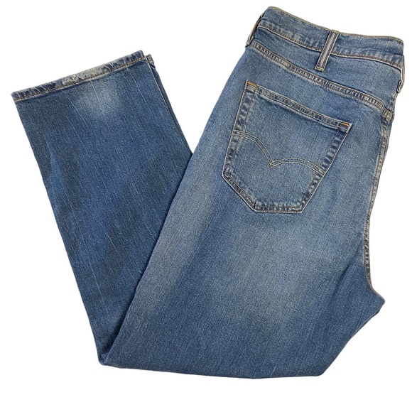 Levi’s 541 Athletic Taper Stretch Distressed Jeans Blue - Picture 4 of 13